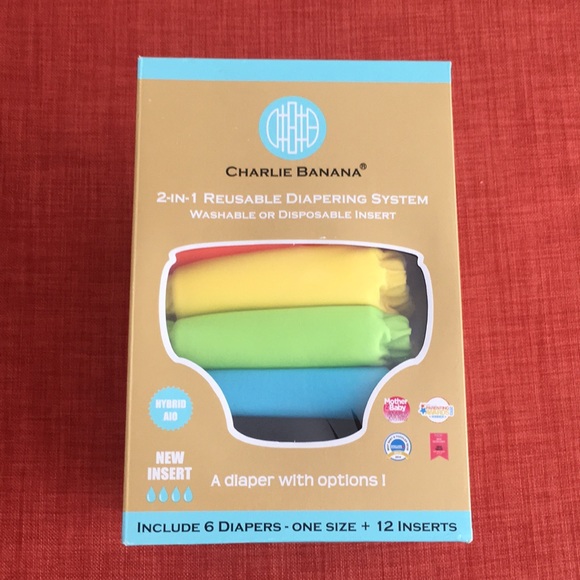 Charlie Banana Hybrid AIO Grab Pack, Tango, BNWT* - Picture 1 of 9